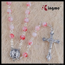 Glass beads rosary